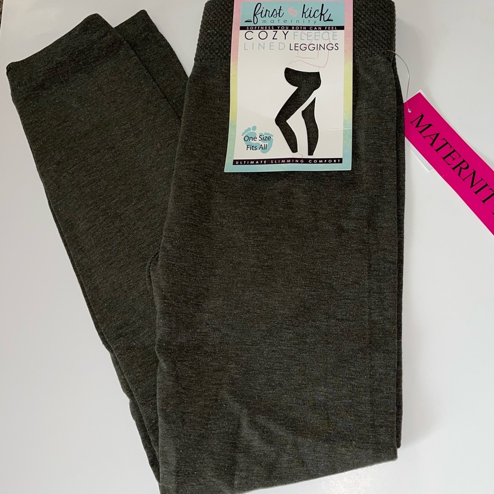 COPY - Olive color maternity leggings. Never worn!